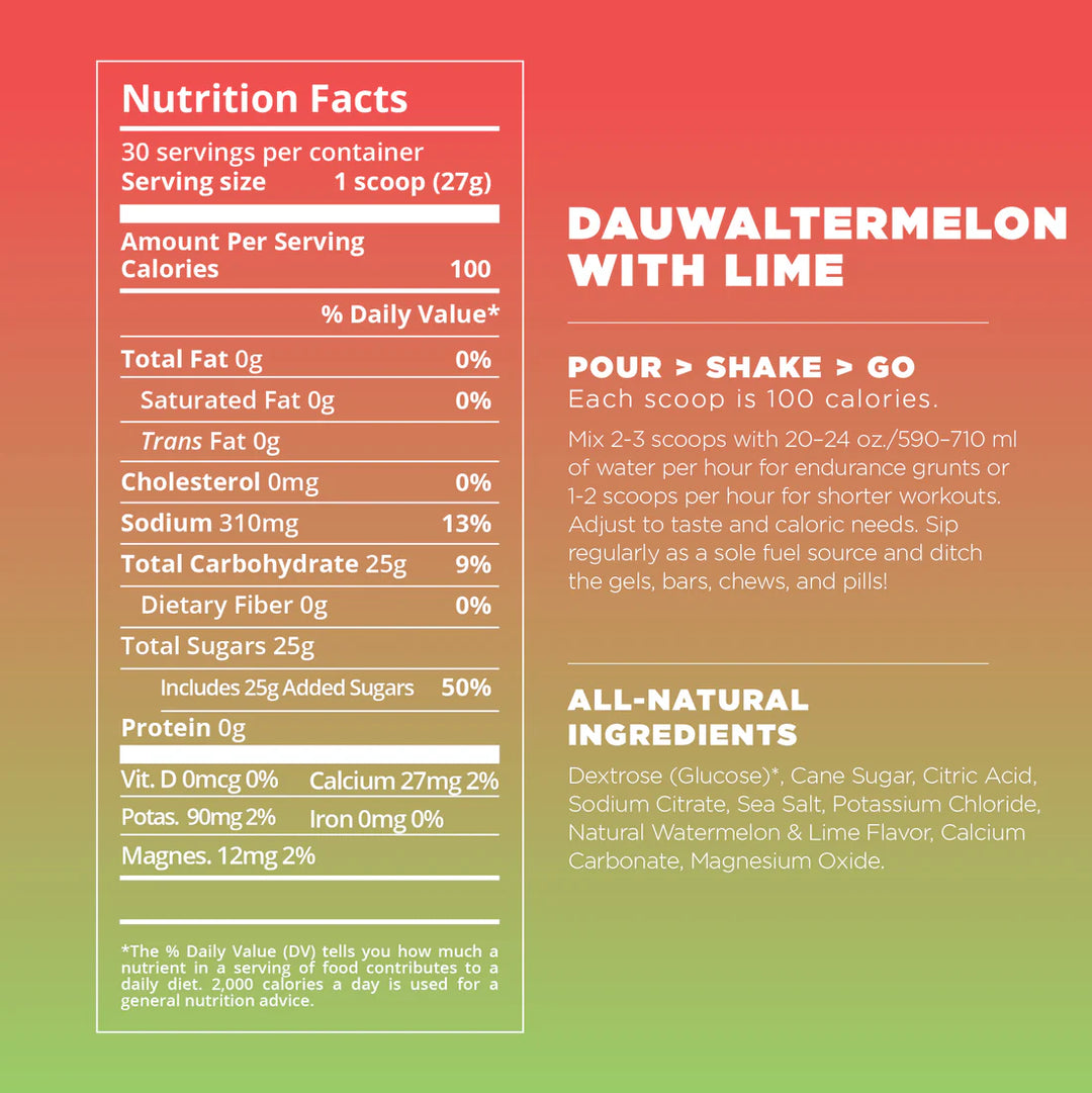 Endurance Fuel - Dauwaltermelon (30 servings)