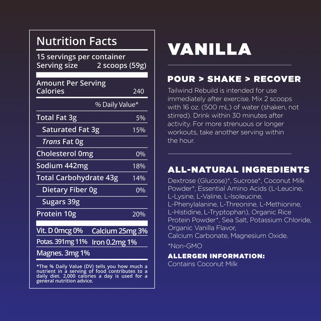 Recovery - Vanilla (1 Serving)
