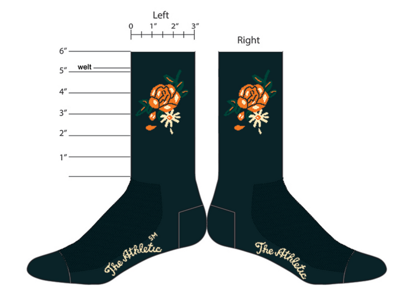 Ode to The Rose City Socks - Charcoal Wool