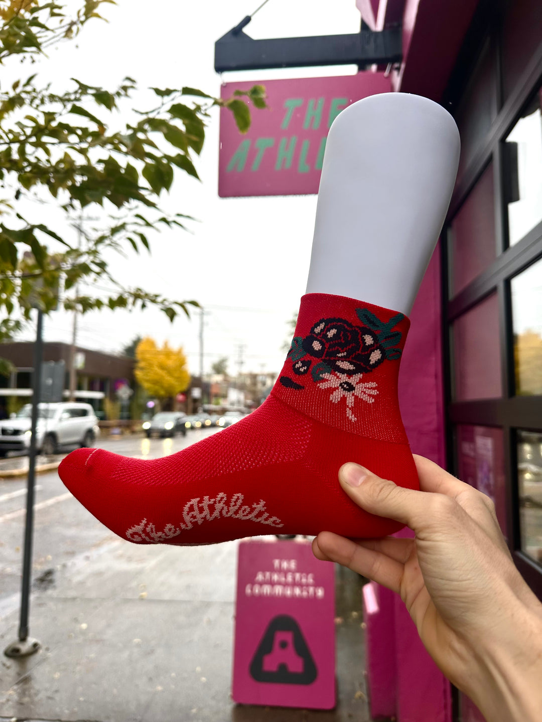 The Shortie - 3" Ode To The Rose City Sock