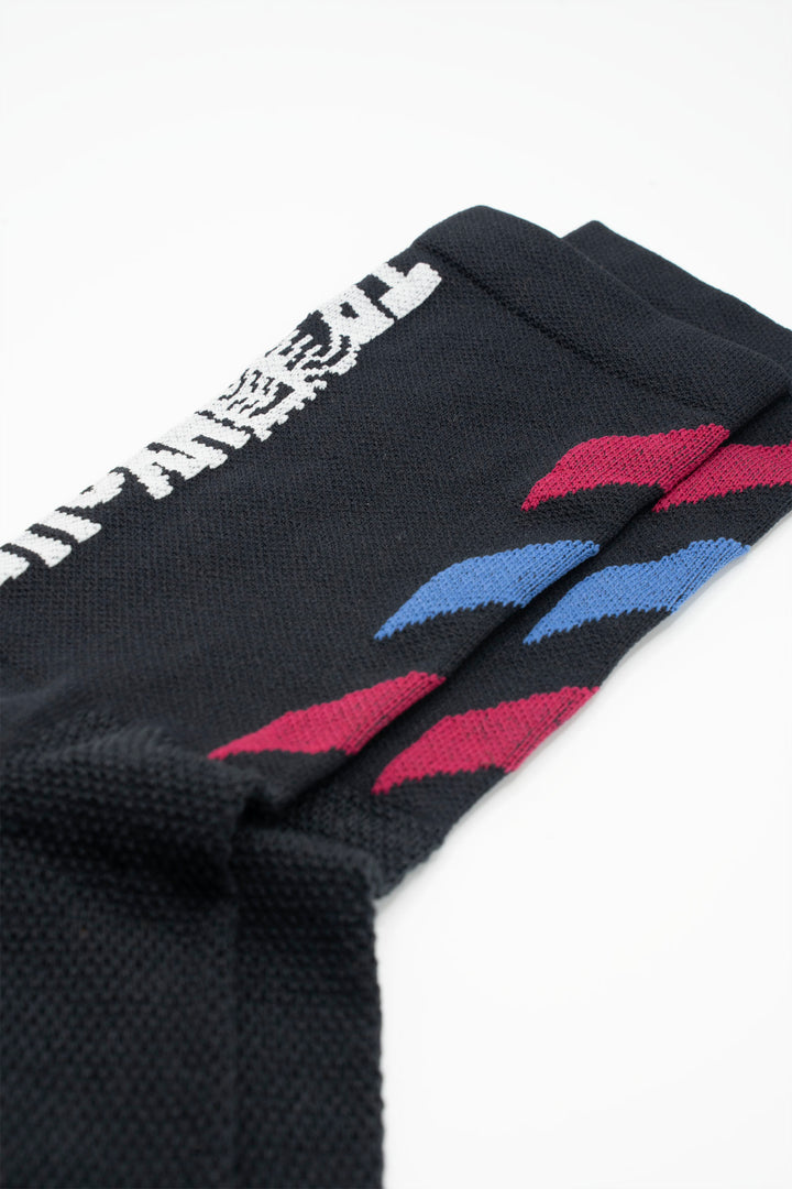 The Athletic Community's Custom Sock Program offers high-quality, eco-friendly socks made in the USA, ideal for cycling teams, running clubs, corporate gifts, or large family events.  You can submit your design or logo, and their team will collaborate with you to create the perfect custom socks