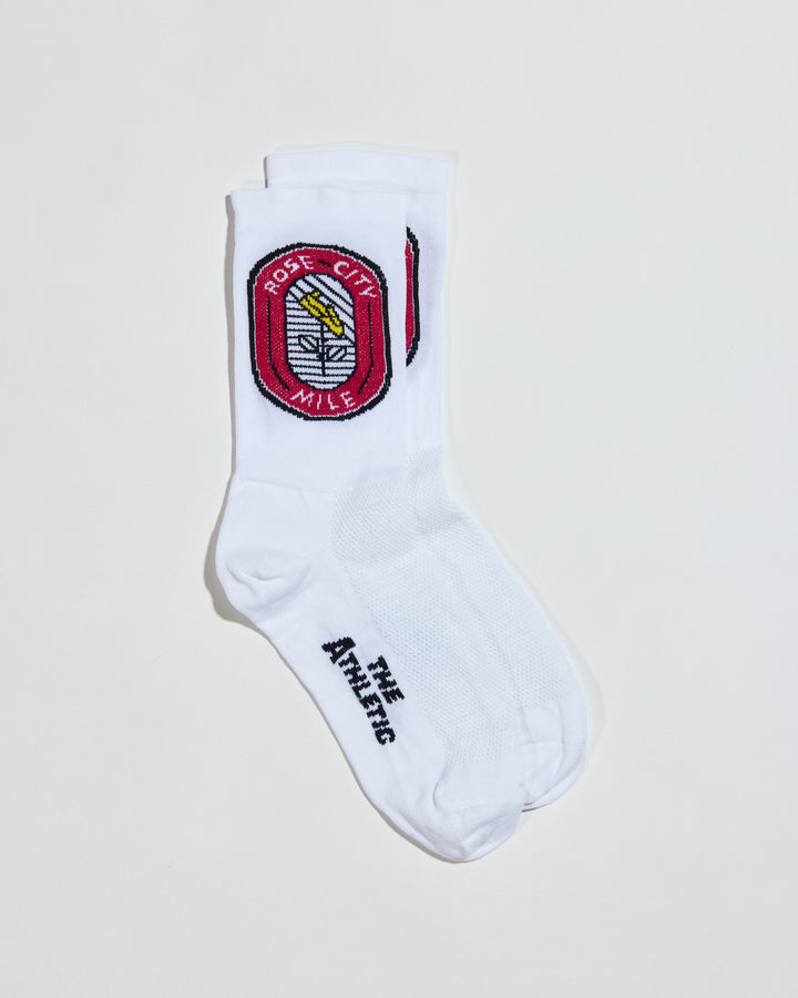The Athletic Community's Custom Sock Program offers high-quality, eco-friendly socks made in the USA, ideal for cycling teams, running clubs, corporate gifts, or large family events.  You can submit your design or logo, and their team will collaborate with you to create the perfect custom socks