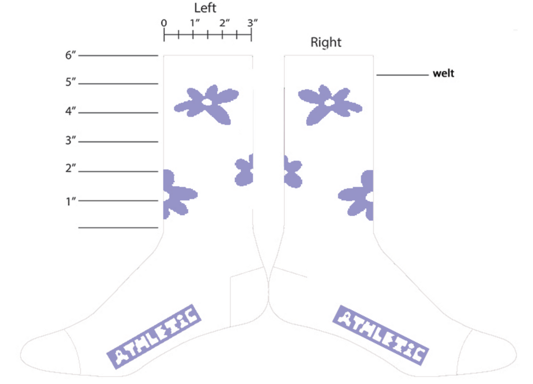 Wildflower Cycling Socks