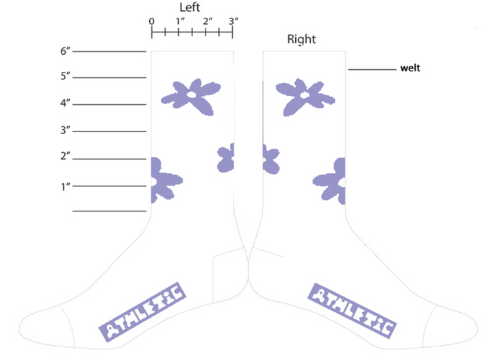 Wildflower Cycling Socks