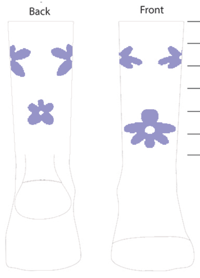Wildflower Cycling Socks