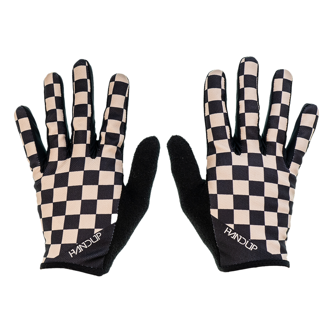 Gloves - Checkered Black/Tan