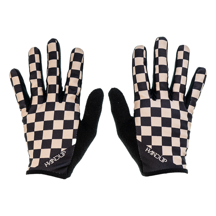 Gloves - Checkered Black/Tan