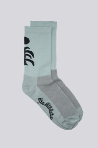 iceberg with black death palm sock for cycling or running