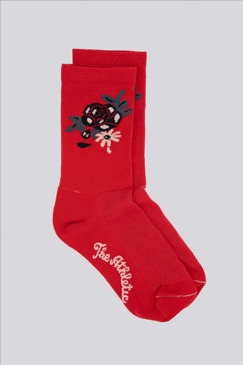 Ode to The Rose City Socks - Scarlet