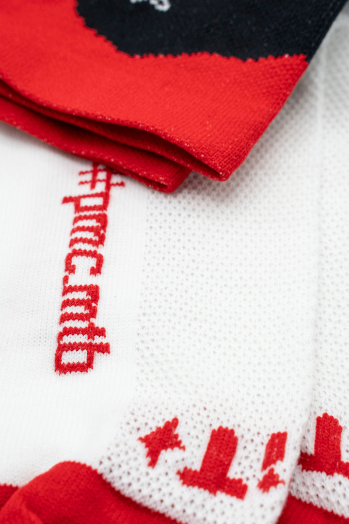 The Athletic Community's Custom Sock Program offers high-quality, eco-friendly socks made in the USA, ideal for cycling teams, running clubs, corporate gifts, or large family events.  You can submit your design or logo, and their team will collaborate with you to create the perfect custom socks