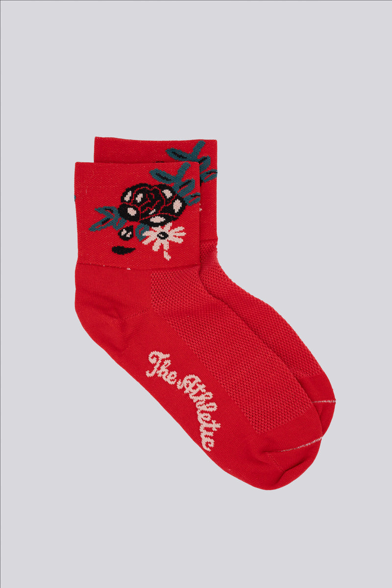 The Shortie - 3" Ode To The Rose City Cycling Sock