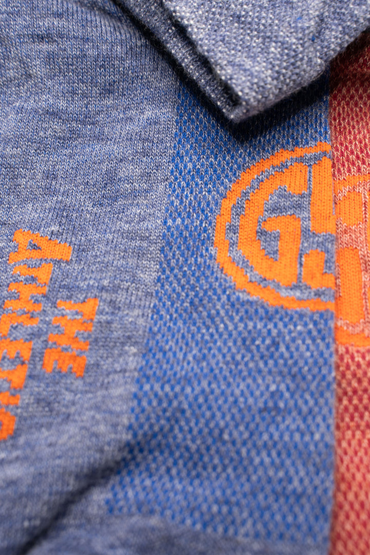 The Athletic x Golden Saddle Cyclery Elevation Lightweight Wool Blend Socks are a collaboration between The Athletic Community and Golden Saddle Cyclery. These mismatched socks feature a lightweight wool and synthetic blend, ensuring your feet stay dry and comfortable whether you're trekking up into the mountains or rocking kicks around town. Made in the United States with love.