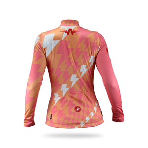 (X-Small Only) Women's Lightning Bolt Long Sleeve Jersey