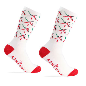 PDX Football Fan Socks - White