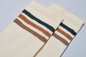 Wavy Stripes Earthtone Socks