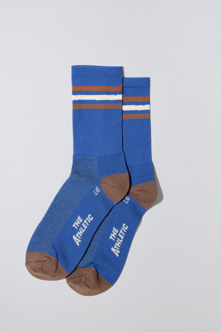 Wavy Stripes Earthtone Socks featuring a stylish mix of earthy tones in a wavy pattern, designed for comfort and durability. Made with eco-friendly materials, perfect for running, cycling, and outdoor activities.