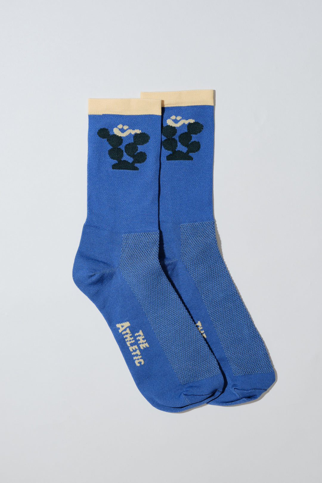 Happy Cactus Cycling Socks Blue / Small