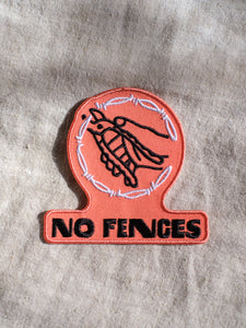 No Fences Iron-On Patch
